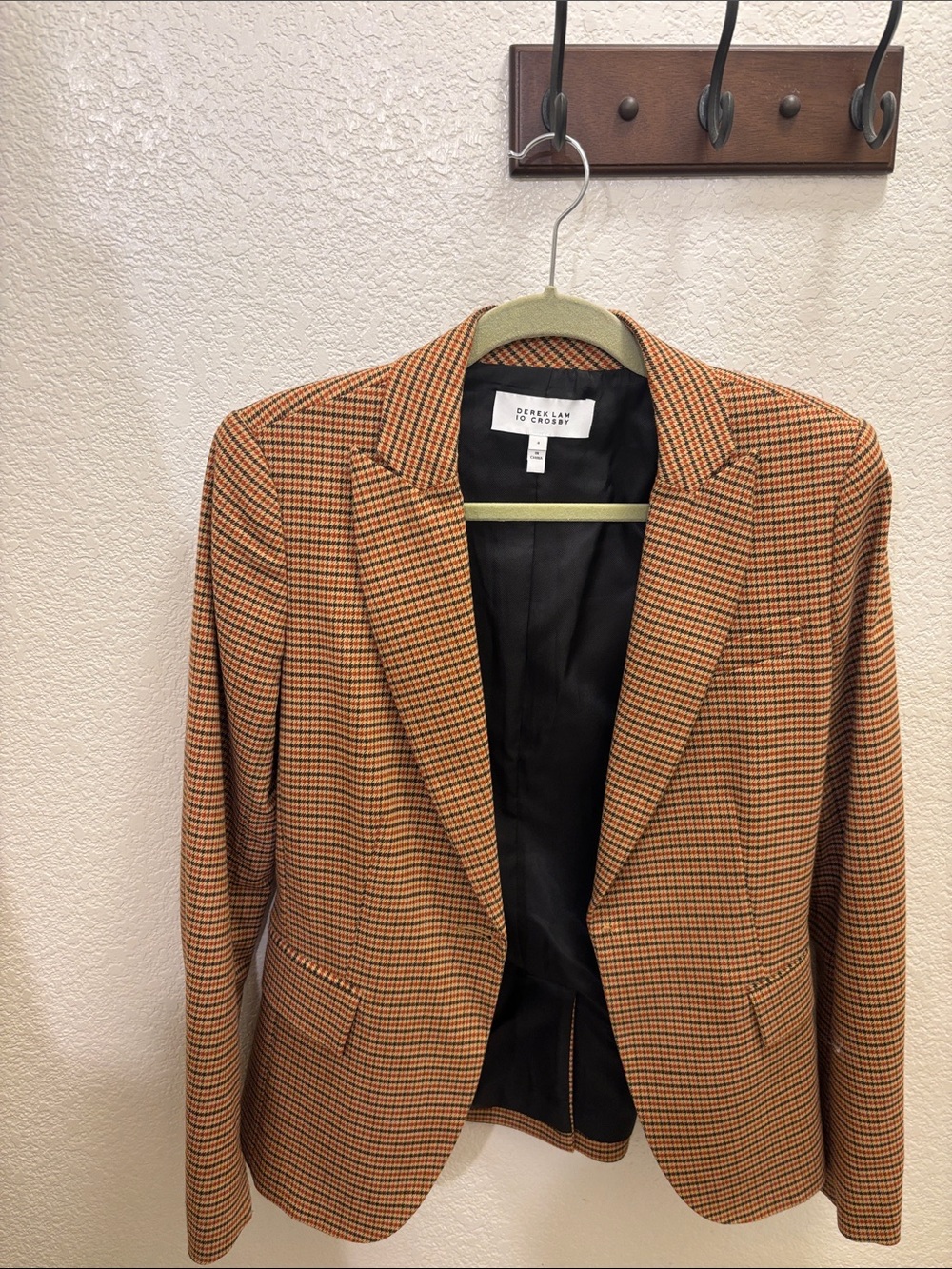 Cherokee Brown Plaid Blazer - Tailored Jacket